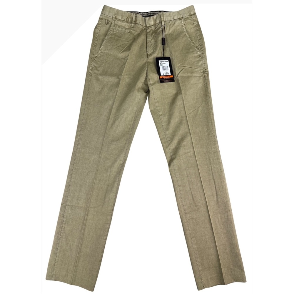 Ben Sherman Mens W30 Hampton Slim Cut Trouser Breeze Block Cotton NWT Office